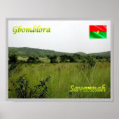 Poster Gbomblora - Savannah - (Devant)