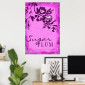 Poster GC | Sugar Plum Rose (Bureau à domicile)