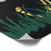 Poster GD Cheetah 14"x 11" non estampillé (Coin)