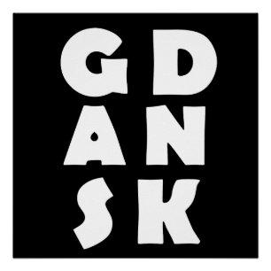 Poster Gdansk Pologne