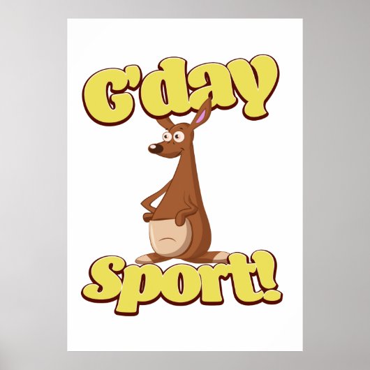 Poster G'day Sport (Devant)