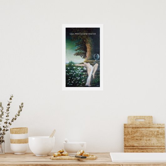 POSTER GEA, MYRTLE ET EAU (Cuisine)