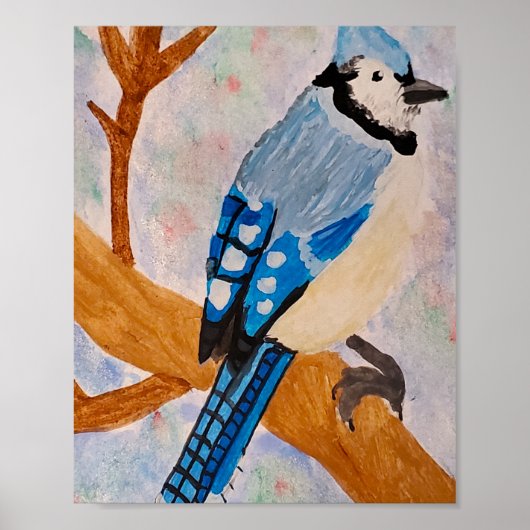 Poster Geai bleu (Devant)