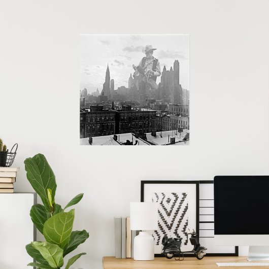 POSTER GÉANT (Bureau à domicile)