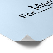 Poster Géant Blank Check pour Sweepstakes, Awards, Charit (Coin)