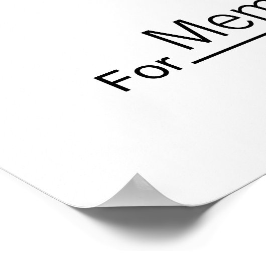 Poster Géant Blank Check pour Sweepstakes, Awards, Charit (Coin)