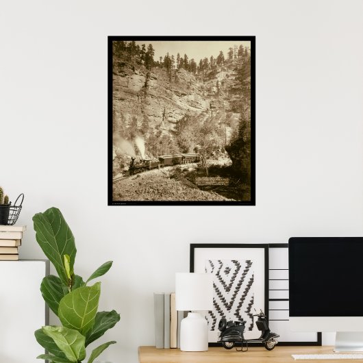 Poster Géant Bluff Train Black Hills SD 1890 (Bureau à domicile)