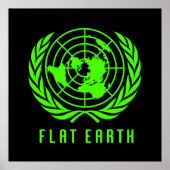 Poster géant de Flat Earth (Devant)