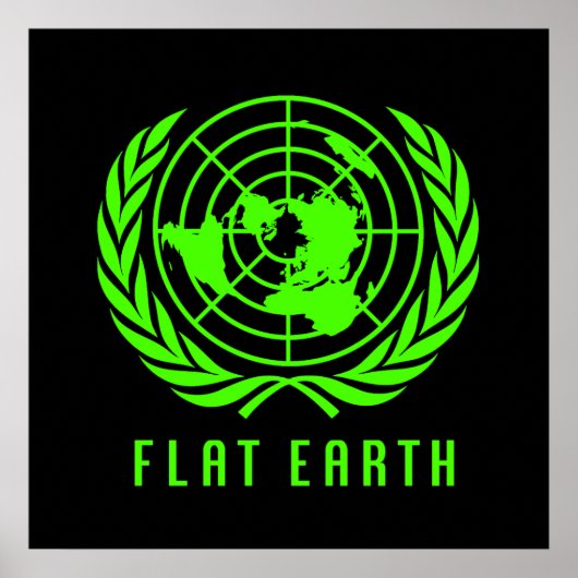 Poster géant de Flat Earth (Devant)