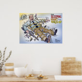 Poster géant dormant (Cuisine)
