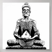 Poster géant du Bouddha affamé (Devant)