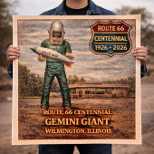 Poster Géant Gémeaux Wilmington Route 66
