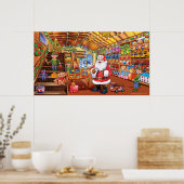Poster géant supplémentaire, Père Noël Atelier de (Cuisine)
