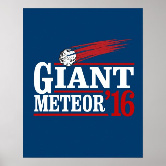 Poster Géante Météorite 2016 (Devant)