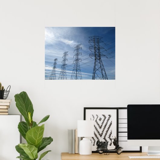 Poster Géants électriques (Bureau à domicile)
