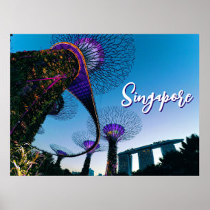 Poster Géants Luminescents — Bosquet de Supertrees au Cré