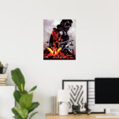 Poster Gear métallique Solide V La douleur fantôme (Bureau à domicile)