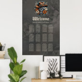 Poster Gears en fleurs : Steampunk style cowboy. (Bureau à domicile)