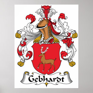 Poster Gebhardt Family Crest