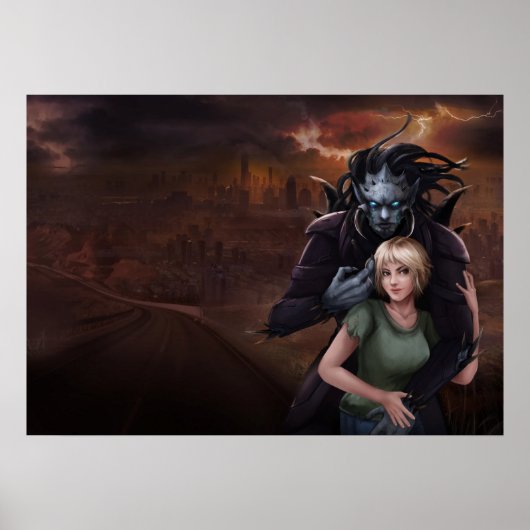 Poster gebroken Aarde (Voorkant)