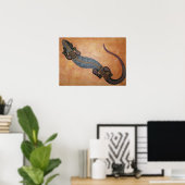 Poster Gecko (Bureau à domicile)