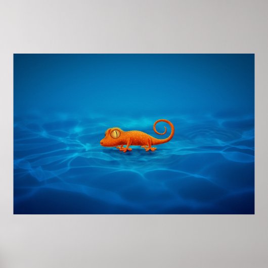 Poster Gecko (Devant)