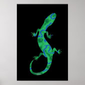 Poster Gecko vert (Devant)