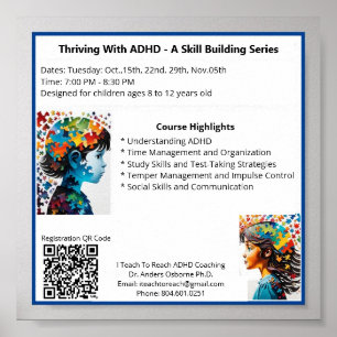 poster "GEDIJEN MET ADHD"