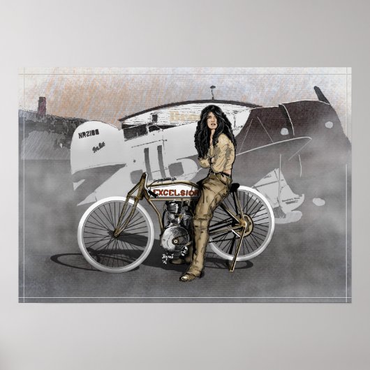 Poster Gee Bee and Excel (Devant)