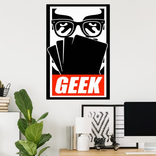 Poster geek (Bureau à domicile)