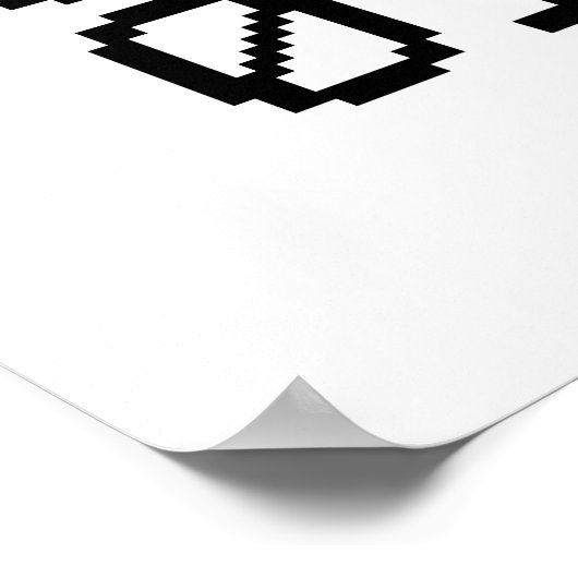 POSTER GEEK BINAIRE (Coin)