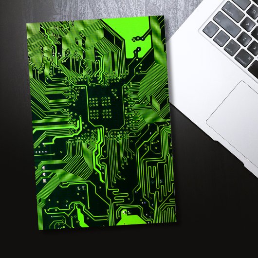 Poster Geek de la carte de circuit électronique Nerd PCB