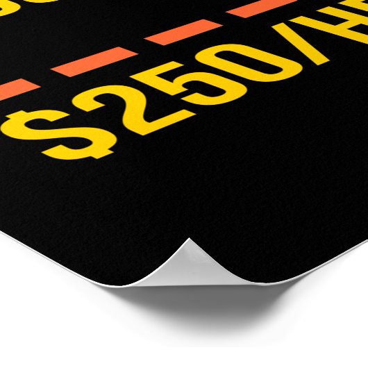 Poster Geek du programmeur informatique de réparation inf (Coin)