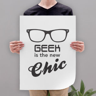 Poster Geek Est La Nouvelle Élégance