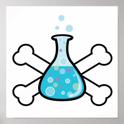 Poster geek scientifique conception de becs et de croisem (Devant)