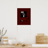 Poster geek USB de disquette 5,25 pouces Nerd (Cuisine)