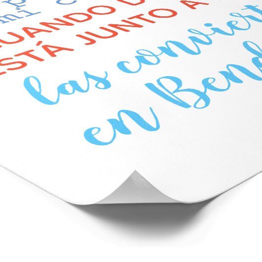 Póster - Geen importa las piedras en mi camino.. Poster (Hoek)