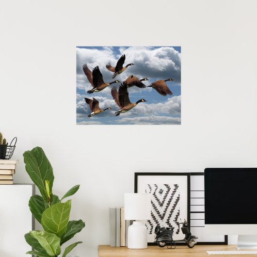 POSTER GEESE (Bureau à domicile)