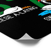 Poster Geese A Laying Swans A Swimming 67 Six Geese Seven (Coin)