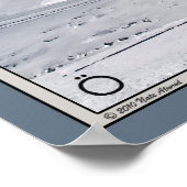 Poster Geforene Wand à Hintertux (Coin)