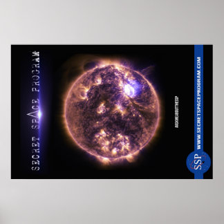 Poster geheim ruimtevaartprogramma