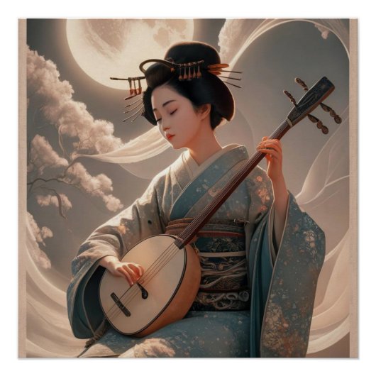 Poster Geisha (Devant)