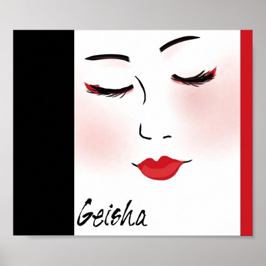 Poster Geisha (Devant)