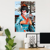 Poster Geisha (Bureau à domicile)