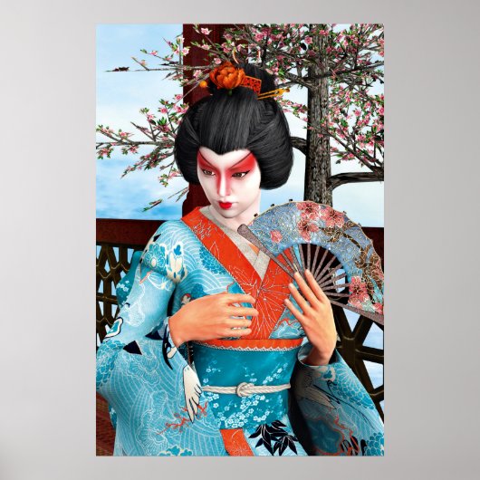 Poster Geisha (Devant)