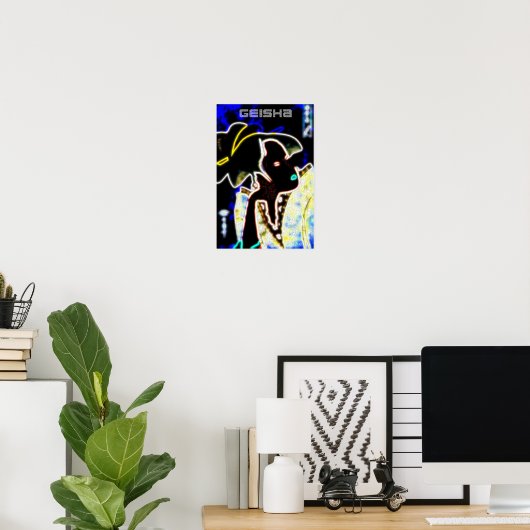 POSTER GEISHA (Bureau à domicile)