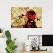 Poster geisha (Bureau à domicile)