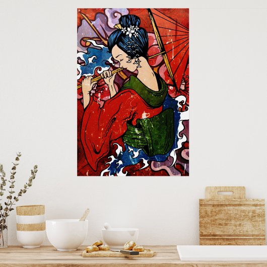 Poster Geisha (Cuisine)