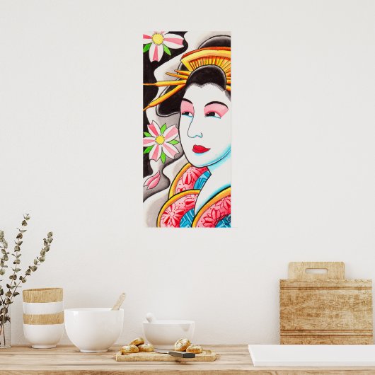 Poster Geisha (Cuisine)