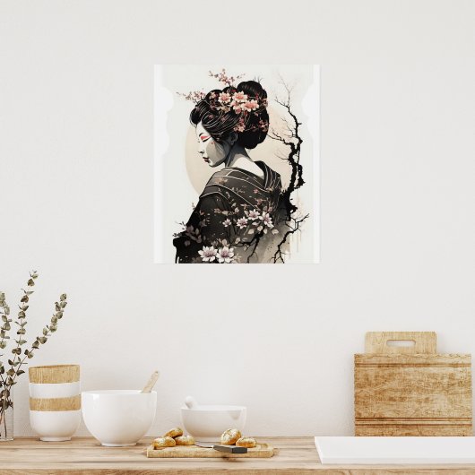 Poster Geisha (Cuisine)